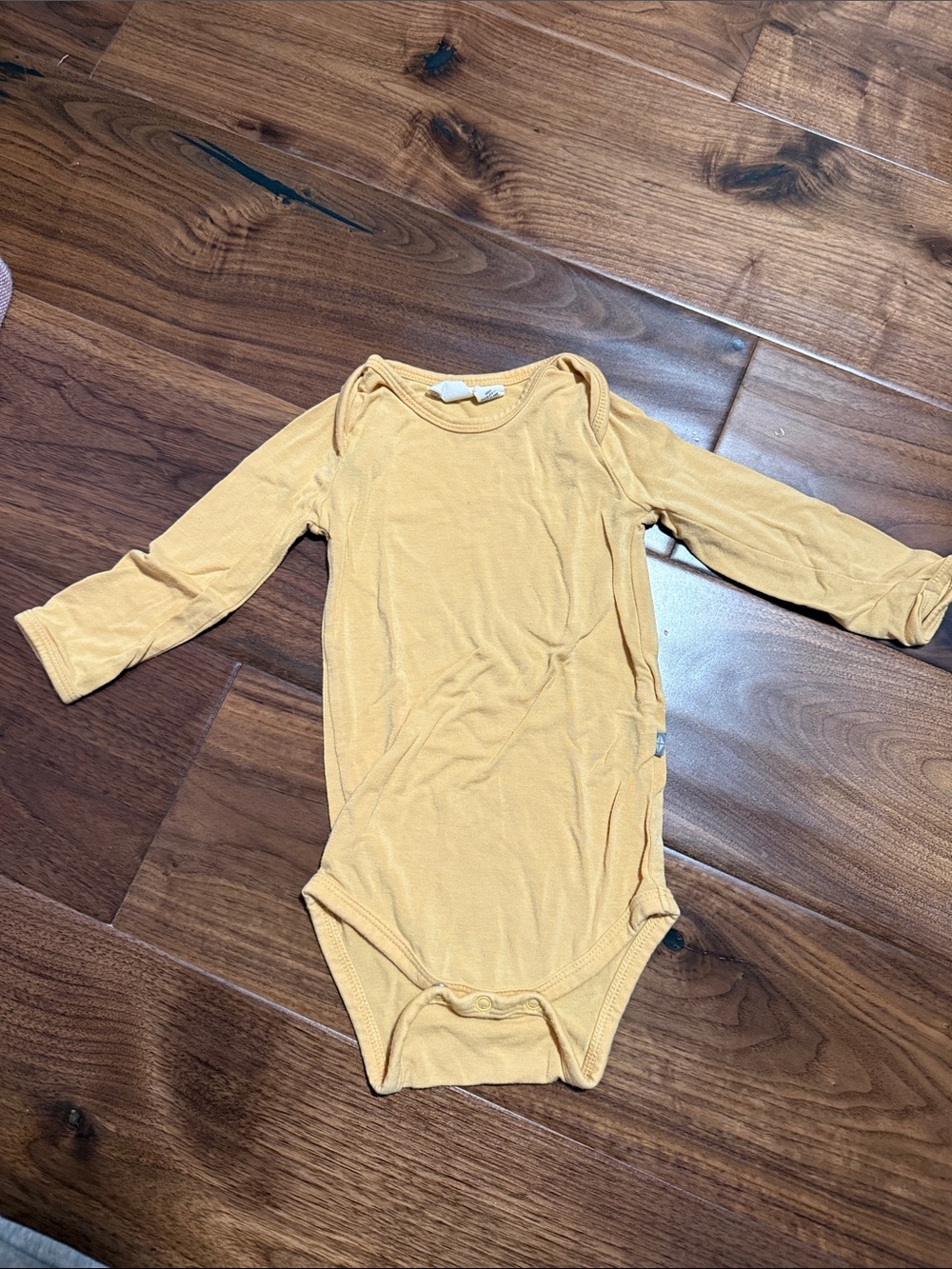 Kyte BABY Long Sleeve One-Piece in Mustard
